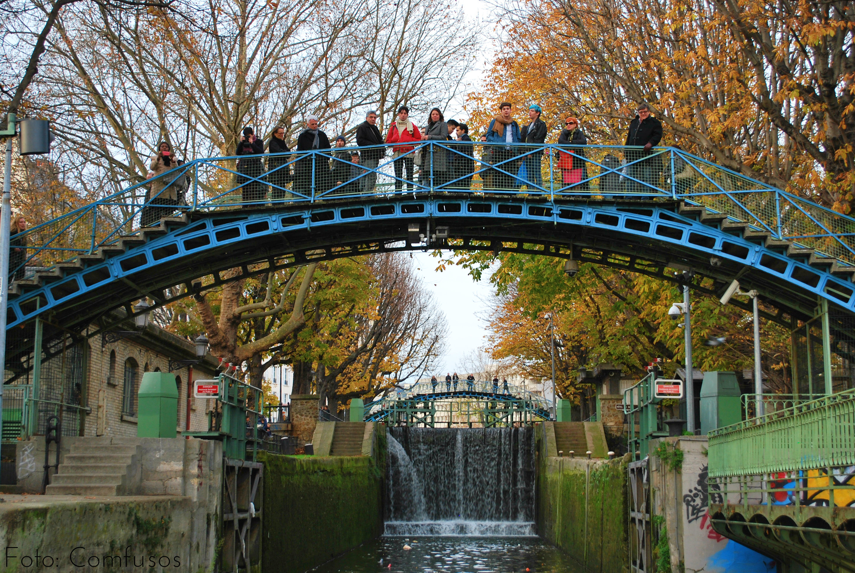 Passeio de barco para conhecer as eclusas de Paris